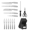 Cuisinart C77SS-14PW Stainless Steel 14-Piece Cultlery Block Set, Silver (New Open Box)