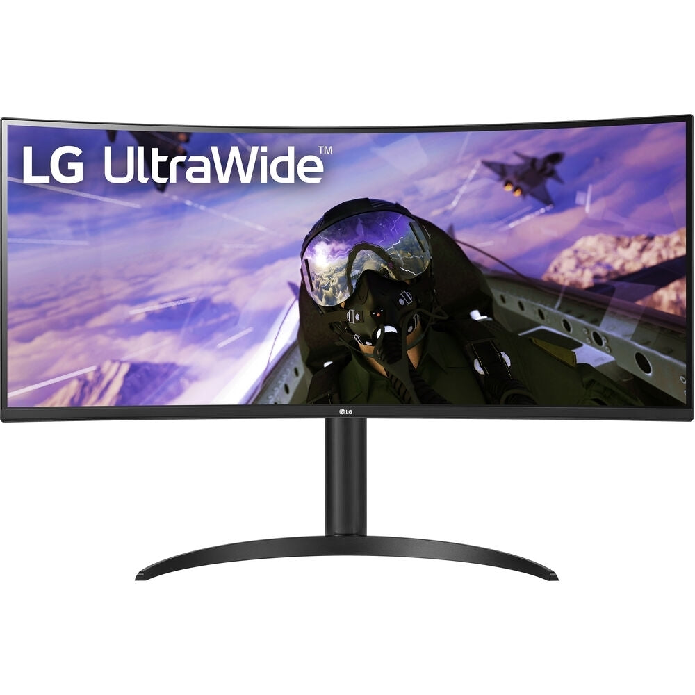 LG 34WP65C-B 34" UW-QHD (3440x1440) 160Hz 5ms Curved LCD FreeSync Monitor, Black (Certified Refurbished)