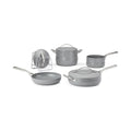 Cuisinart Culinary Collection 8-Pc. Nonstick Ceramic Cookware Set, Exclusively at Macy’s, Silver (New Open Box)