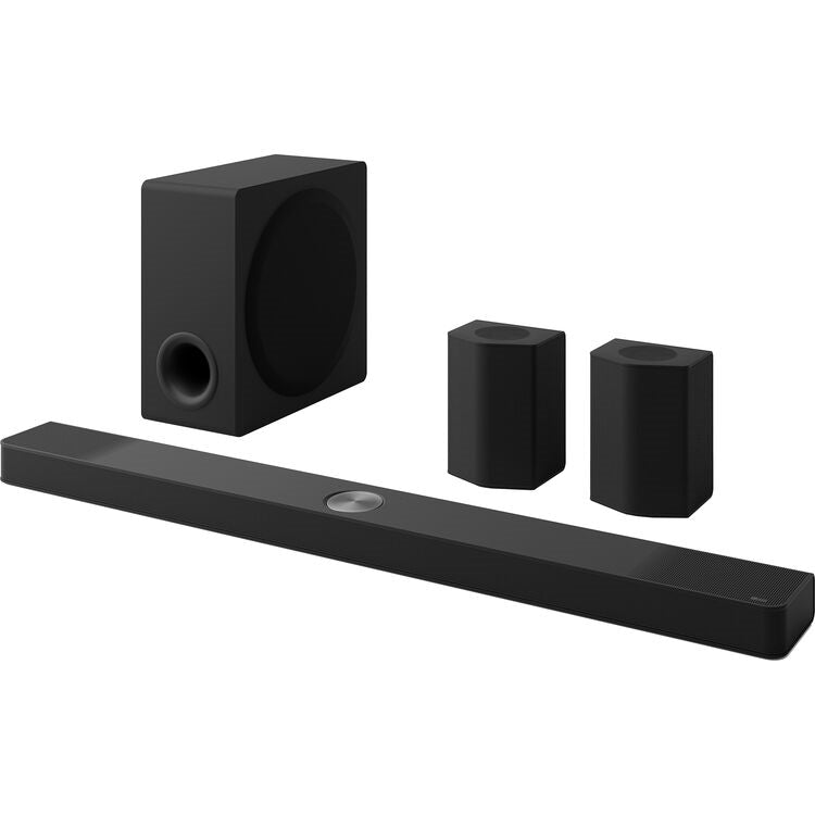 LG S95TR 9.1.5-Channel Dolby Atmos Soundbar System with Wireless Rear Speakers, Black (Used - Good)
