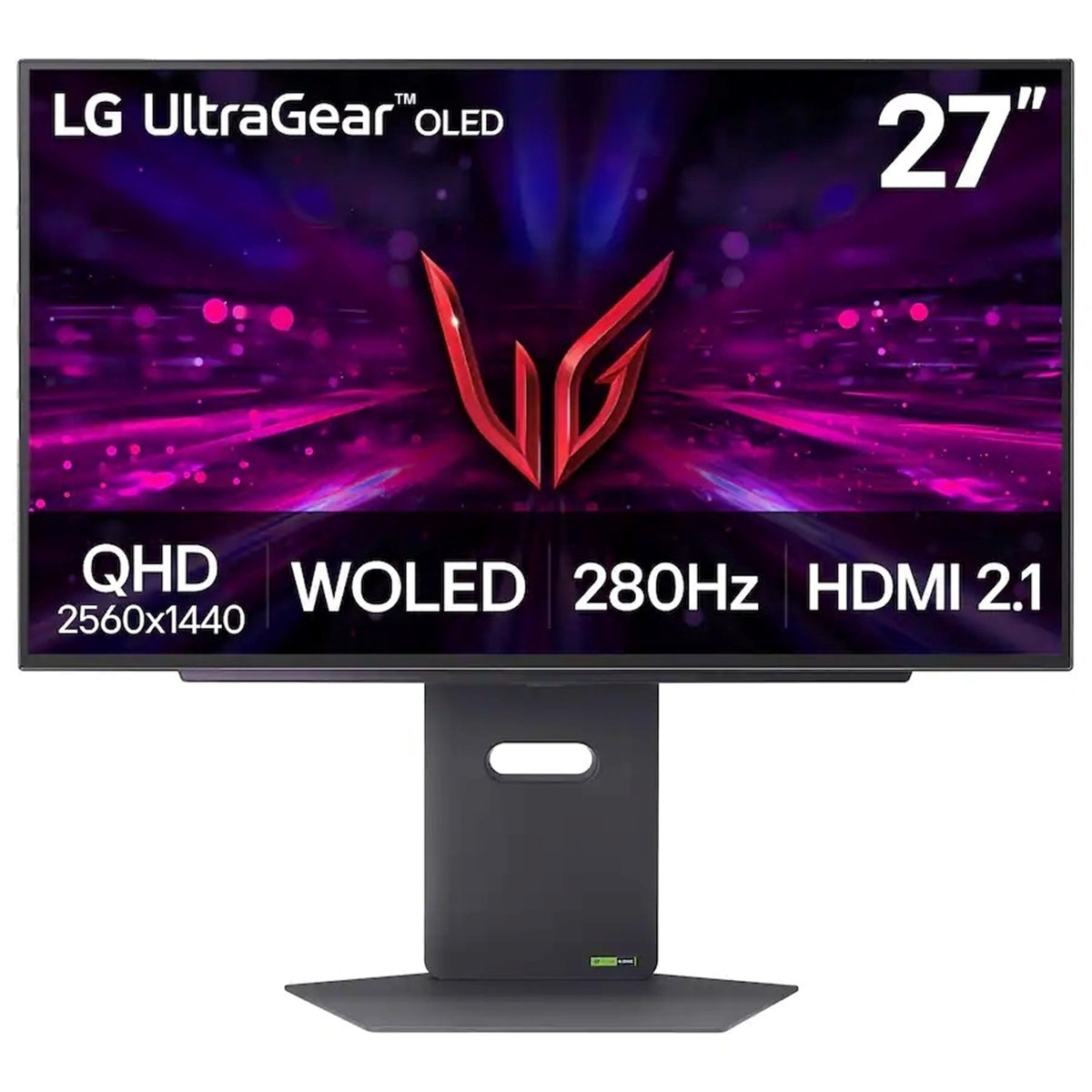 LG 27GX700A-B 27" QHD (2560x1440) 280Hz 0.03ms OLED G-Sync Monitor, Black (Certified Refurbished)