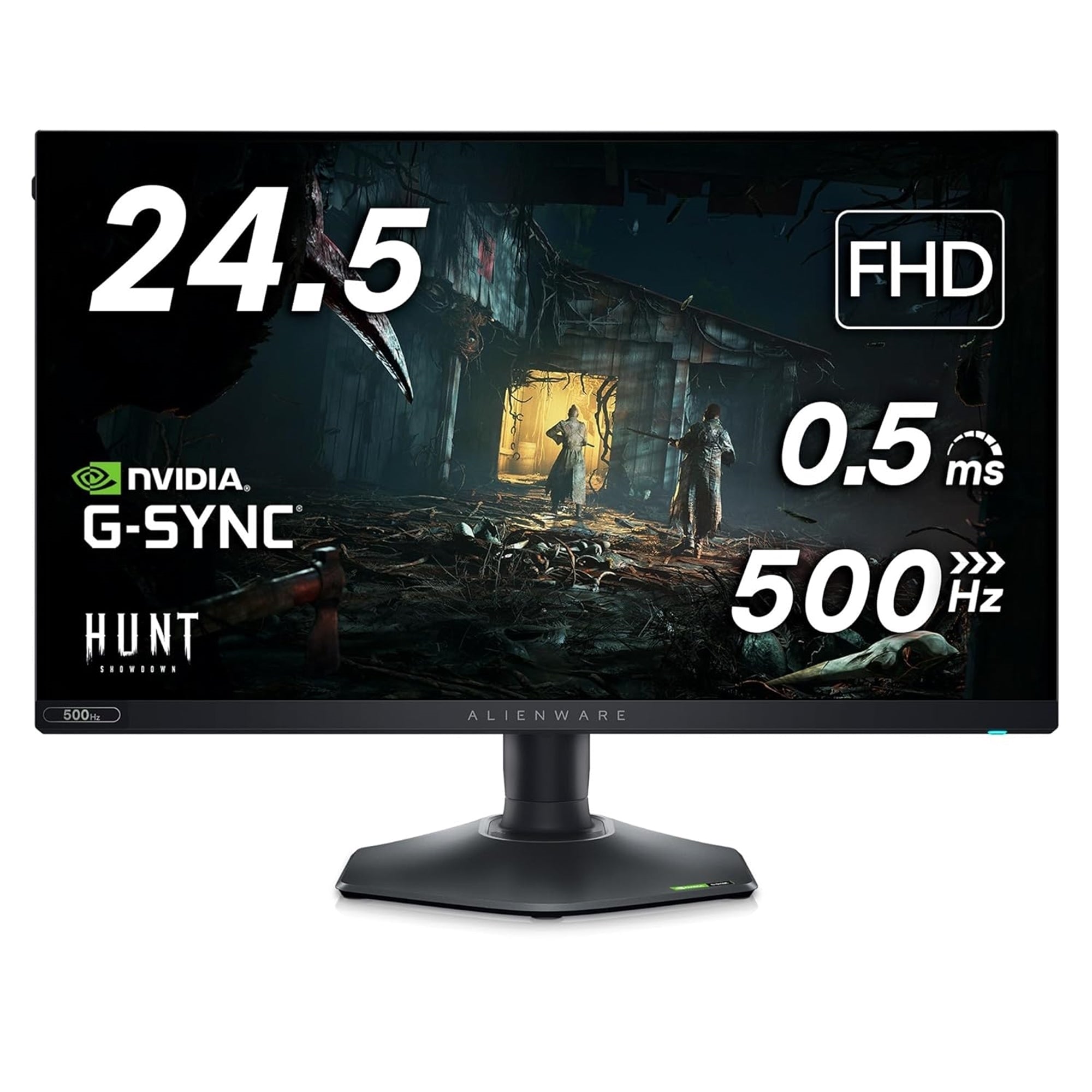 Dell AW2524H Gaming 24.5" Full HD (1920x1080) 240Hz 1ms IPS G-Sync Monitor, Black (Scratch and Dent)