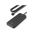 Anker A9192-115 6-Outlet 1875W 5 ft. Cord Surge Protector, Black (New Open Box)