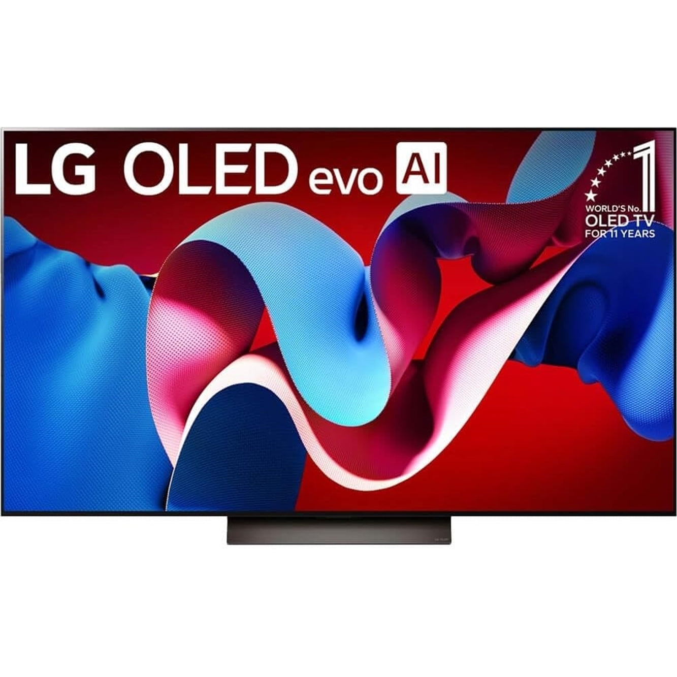 LG OLED evo C4 4K (3840x2160) 65" Smart HDR TV, Black (Scratch and Dent)