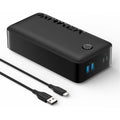 Anker A1377012 10000mAh 2-Port Power Bank, Black (New Open Box)