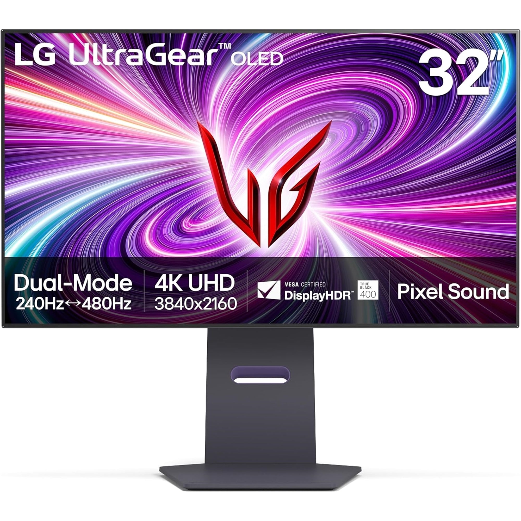 LG 32GS95UE-B 32" 4K (3840x2160) 240Hz 0.03ms OLED FreeSync Monitor, Black (Certified Refurbished)
