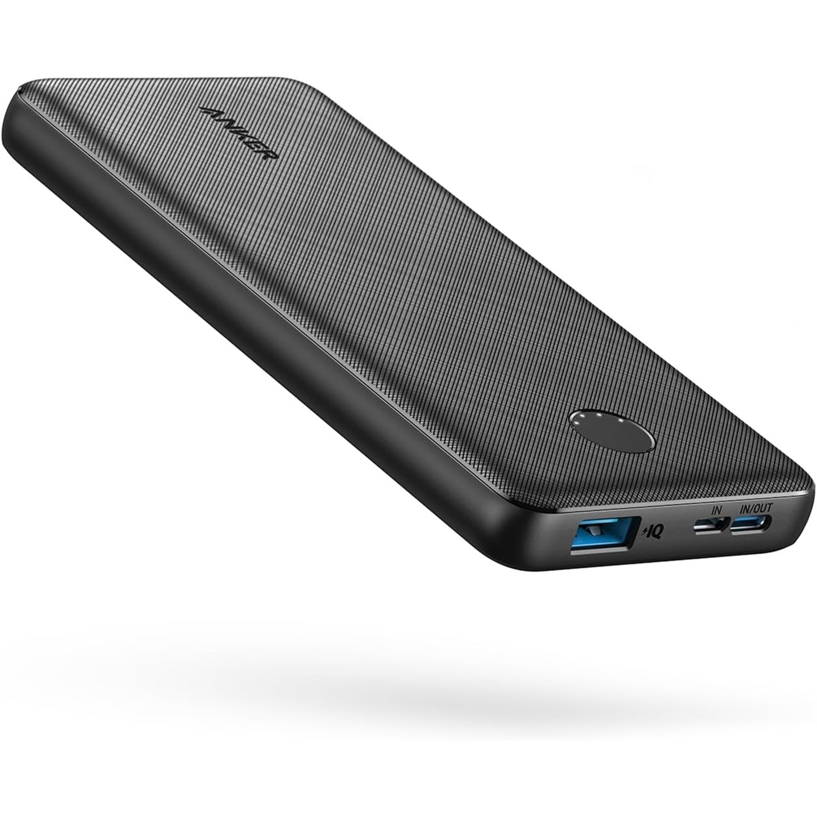 Anker A1229-017 10000mAh 1-Port Power Bank, Black (New Open Box)