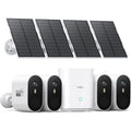 AOSU Security Camera N/A Indoor/outdoor Wireless PTZ Security Camera, White