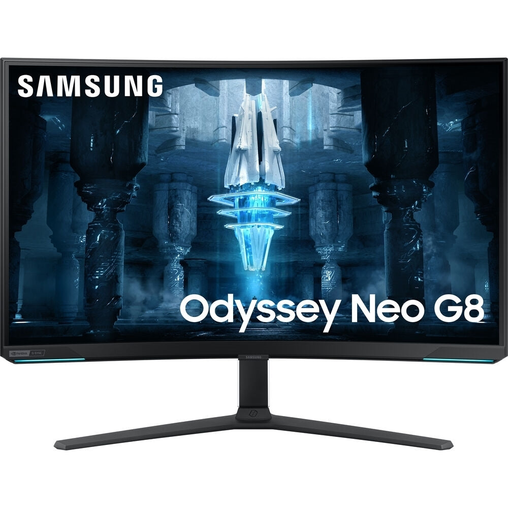 Samsung Odyssey Neo G8 32" 4K (3840x2160) 240Hz 1ms Curved IPS FreeSync Monitor, White (Certified Refurbished)