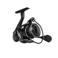 KastKing 1000 Spinning Reel Graphite Frame 5.2:1 Gear Ratio 7+1 Ball Fresh and Saltwater, Black
