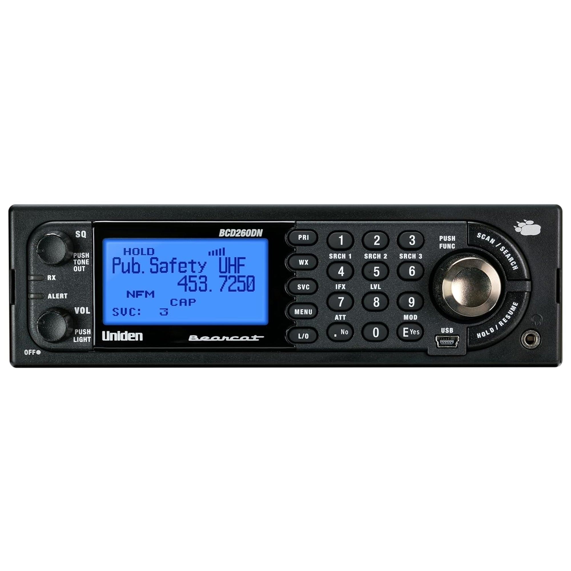 Uniden Bearcat BCD260DN Base/Mobile Digital Scanner, Black
