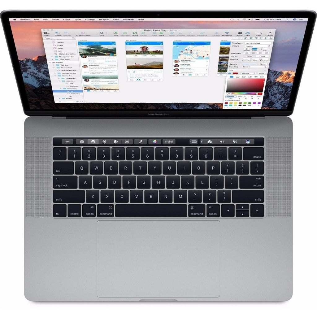 Apple MacBook Pro MLH32LL/A 15.6" 16GB 512GB Intel Core i7-6700HQ, Space Gray  (Scratch and Dent)