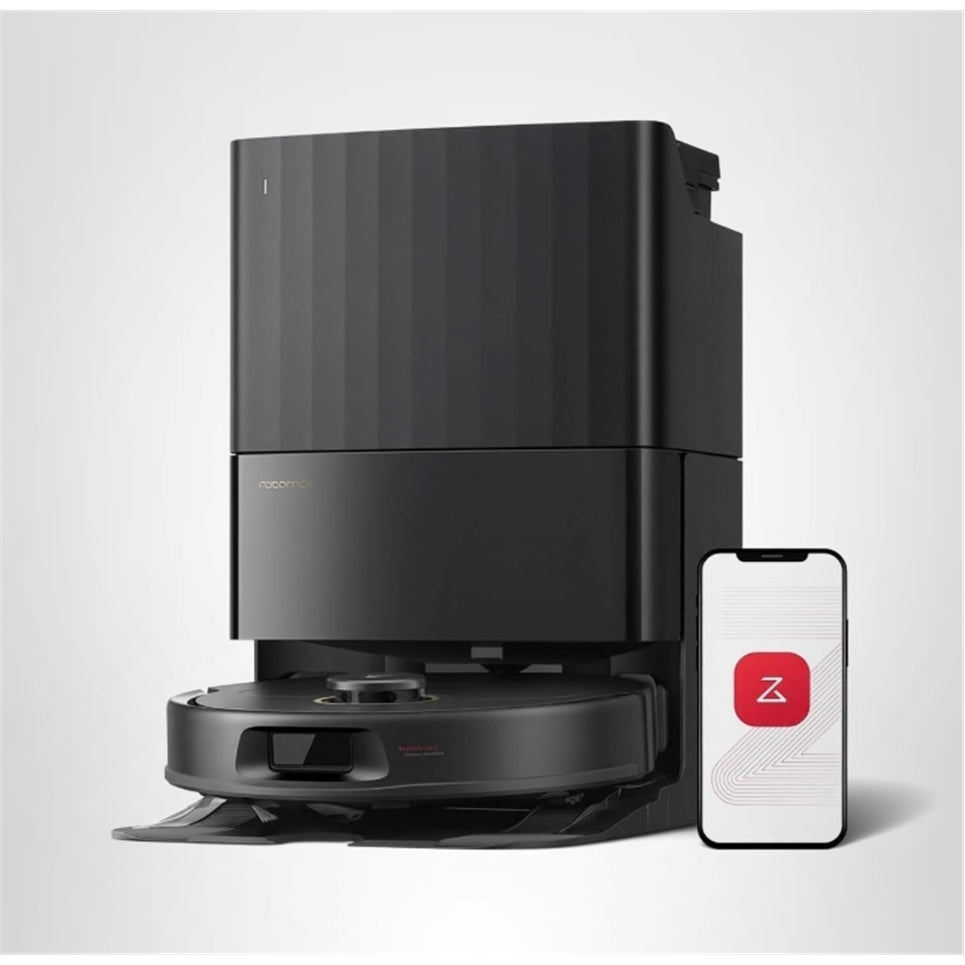 ROBOROCK Qrevo S5V Robot Vacuum and Mop, FlexiArm Edge Mopping 12,000Pa Suction- Black (New Open Box)