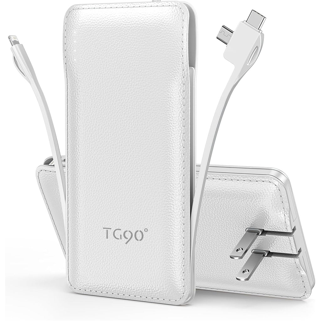 TG90° Z53 10000mAh 4-Port Power Bank, White