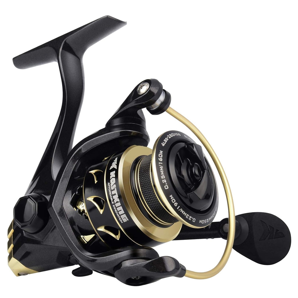 KastKing X002MTFDXR Valiant Eagle Spinning Reel Gold