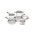 Cuisinart Classic 8pc Stainless Steel Cookware Set, Silver (New Open Box)