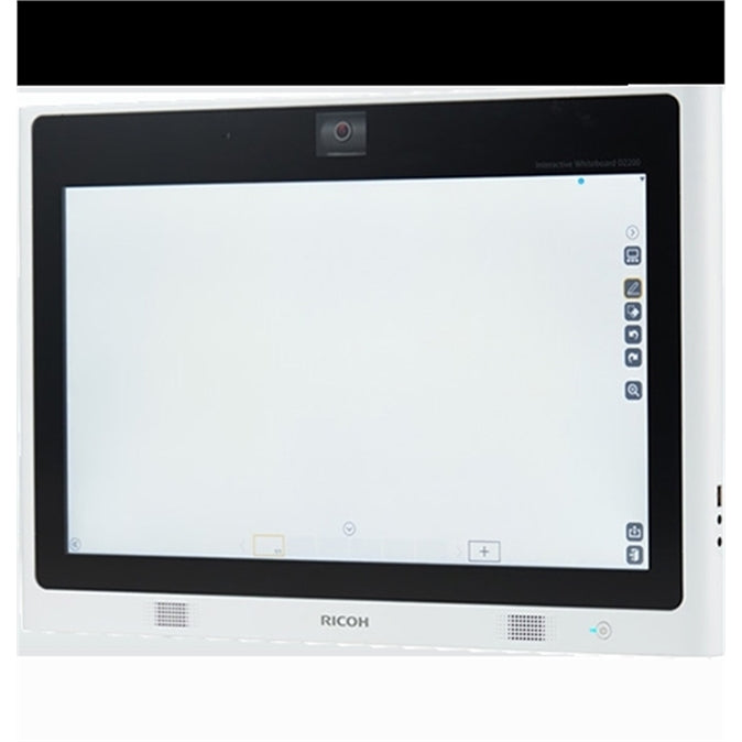 RICOH D2200 1080p 21.5" LED-backlit Touch Monitor, White (New Open Box)