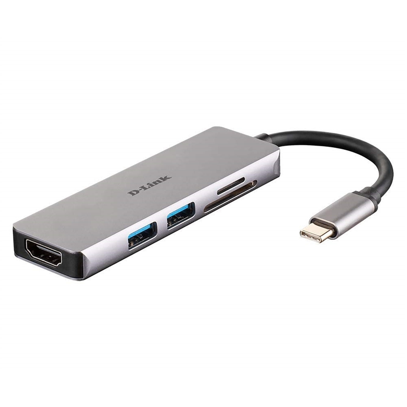 D-Link USB-C DUB-M530-US USB Hub, Black