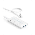 Anker A91F2111 10-Outlet 1875W 5 ft. Cord Surge Protector, White