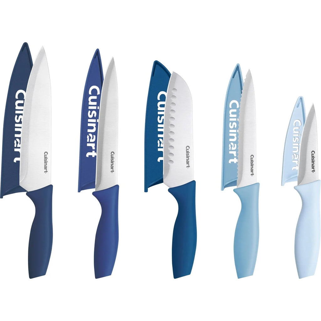 Cuisinart C3-10BO Advantage 10pc Cutlery Set Steel Steak Kitchen Knife, Multi (New Open Box)