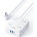 Anker A9183121 8-Outlet 1875W 5 ft. Cord Surge Protector, White