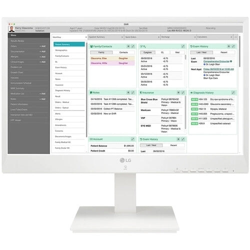 LG Thin Client 24CN670IK6N 23.8" 4GB 16GB eMMC Celeron® J4105 1.5GHz Win10P, White (New Open Box)