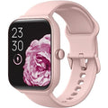 TOOBUR IDW16 Smart Watch 41mm Plastic Case with Silicone Sport Band, Pink