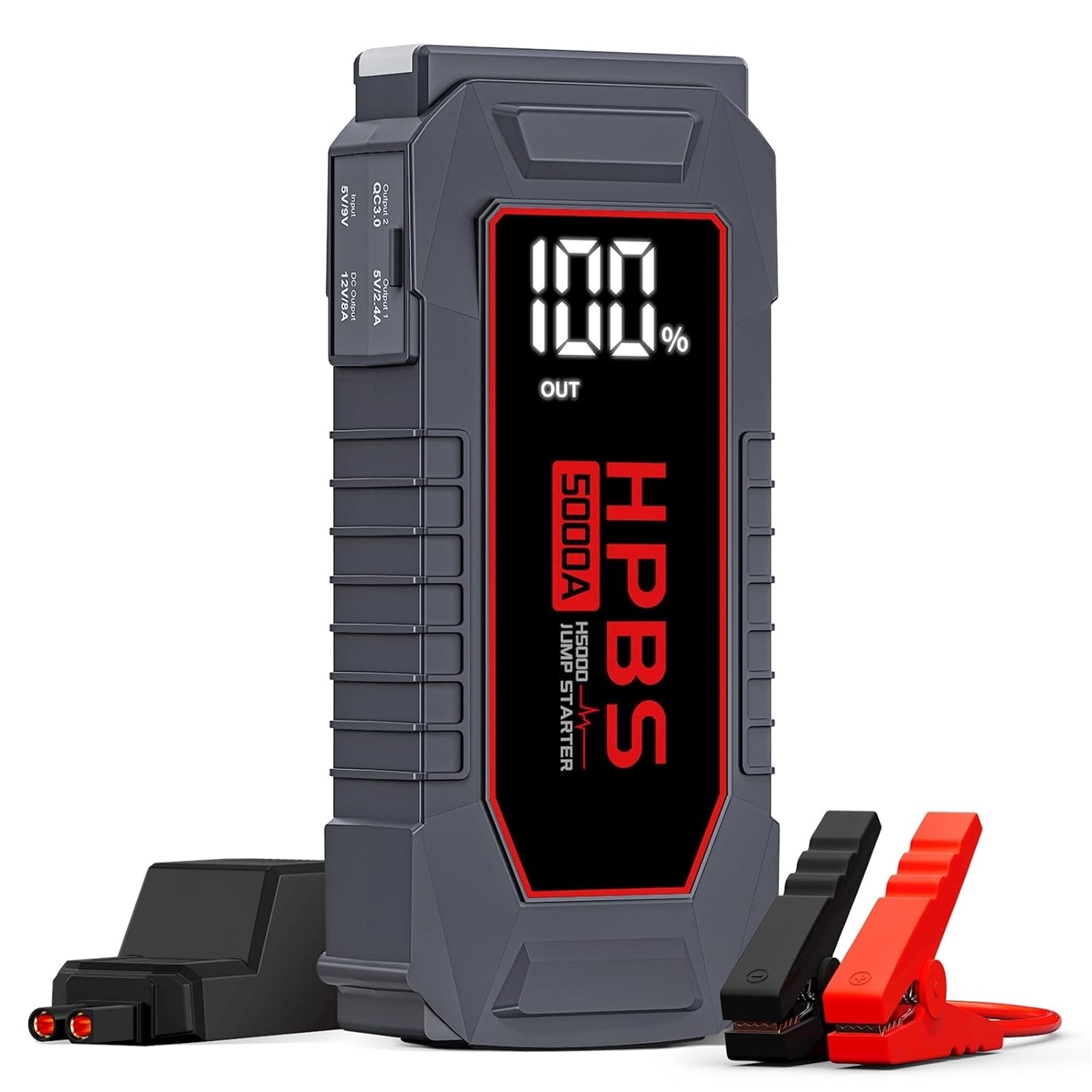 HPBS H5000 5000mAh 2-Port Power Bank, Black (New Open Box)