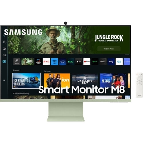 Samsung M80C 32" 4K (3840x2160) 4ms LCD FreeSync Monitor, Green (Certified Refurbished)