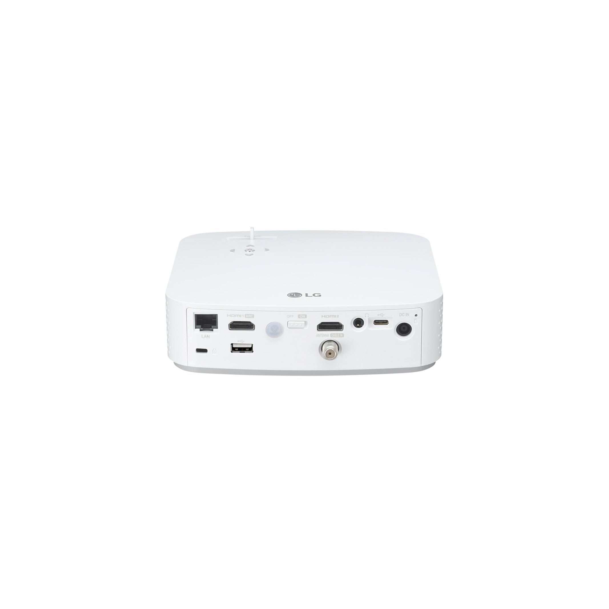 LG Electronics PD50KA 600-Lumen Full HD (1920x1080) DLP Projector, White (Certified Refurbished)