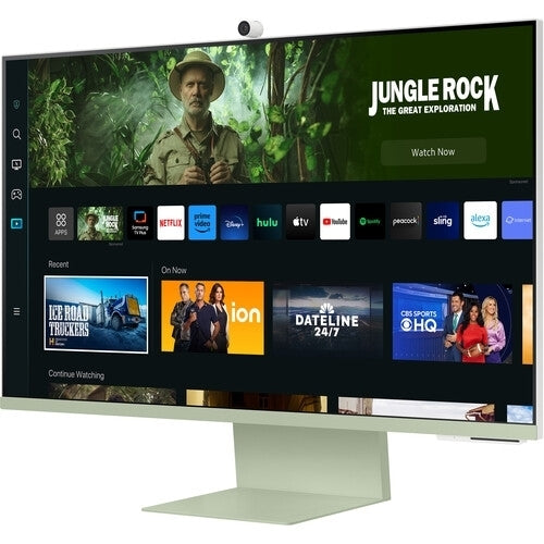 Samsung M80C 32" 4K (3840x2160) 4ms LCD FreeSync Monitor, Green (Certified Refurbished)