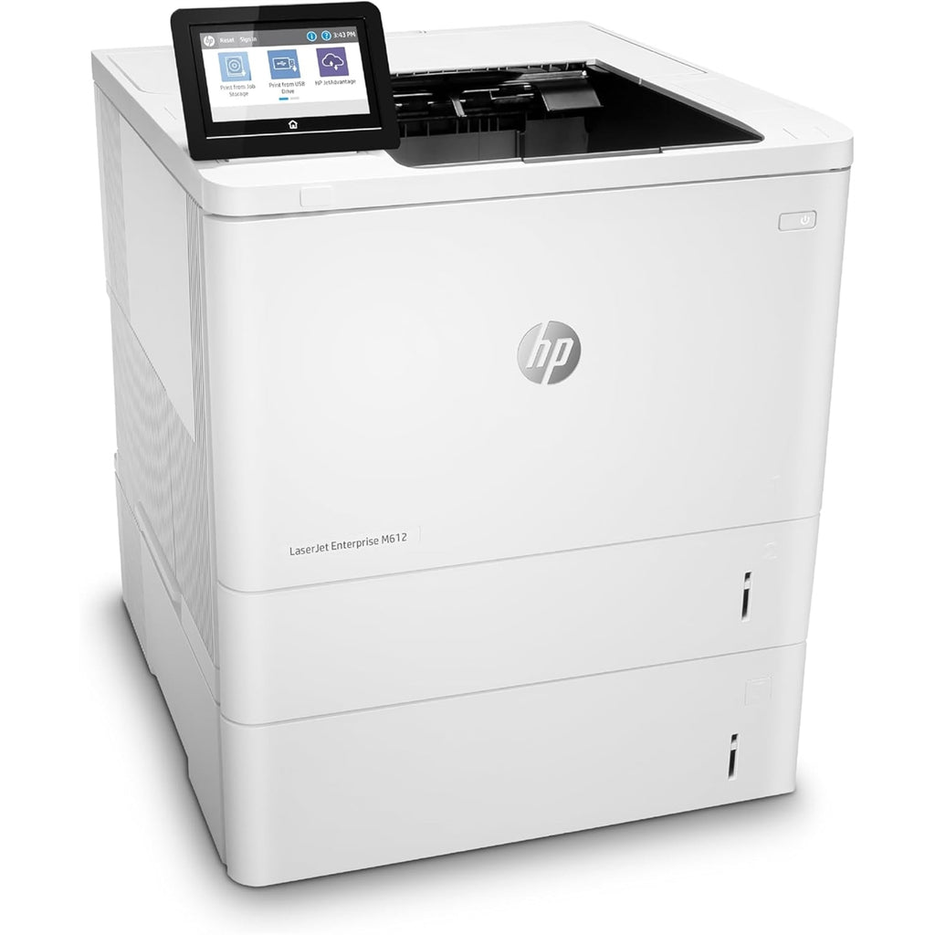 HP LaserJet Enterprise M612x Wireless Color Laser Printer, White (New Open Box)