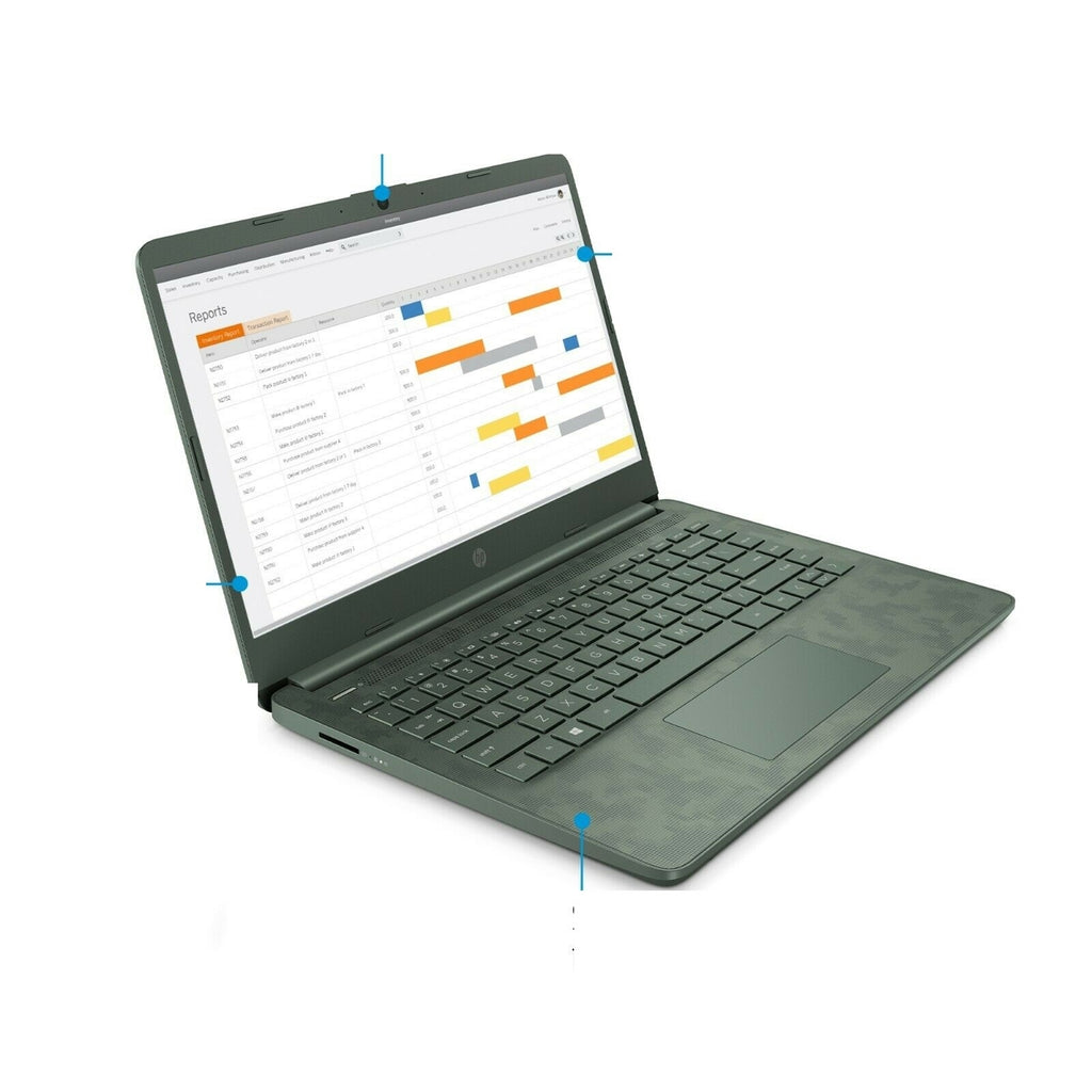 HP 14-DQ1089 Camo Design 14" 8GB 256GB X2 1.2GHz Win10, Aspen Green Camo  (Certified Refurbished)