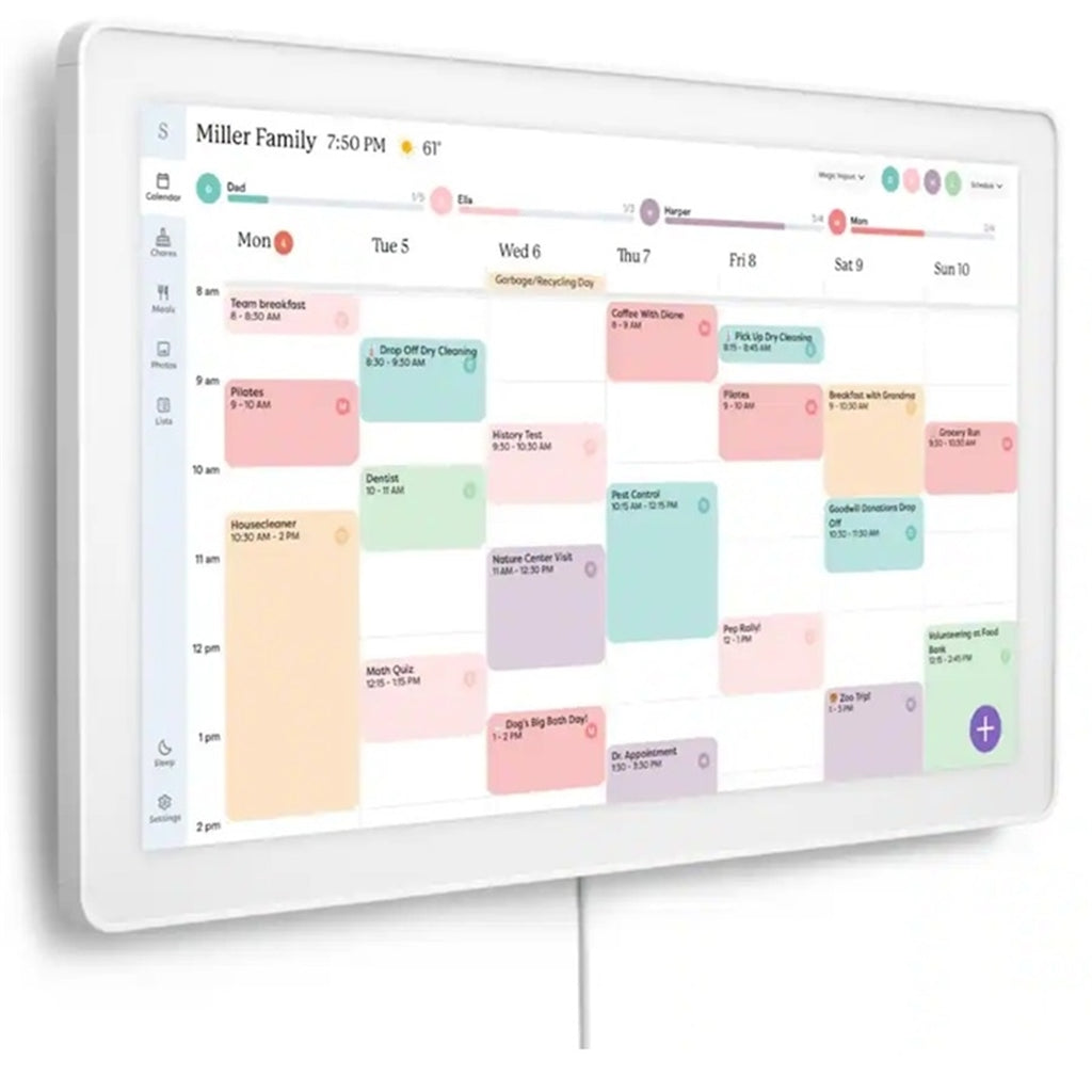 Skylight 270BGa Calendar Max: 27 inch Touchscreen Smart Calendar and Family Organizer - White