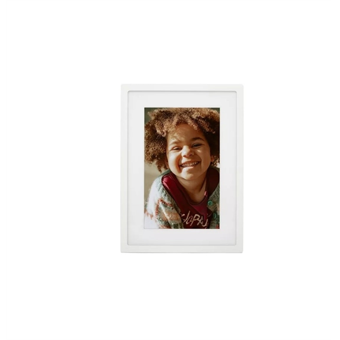 Skylight 100DBT 10" Digital Photo Frame - White: Wi-Fi Enabled Wall Mountable, Detachable Stand