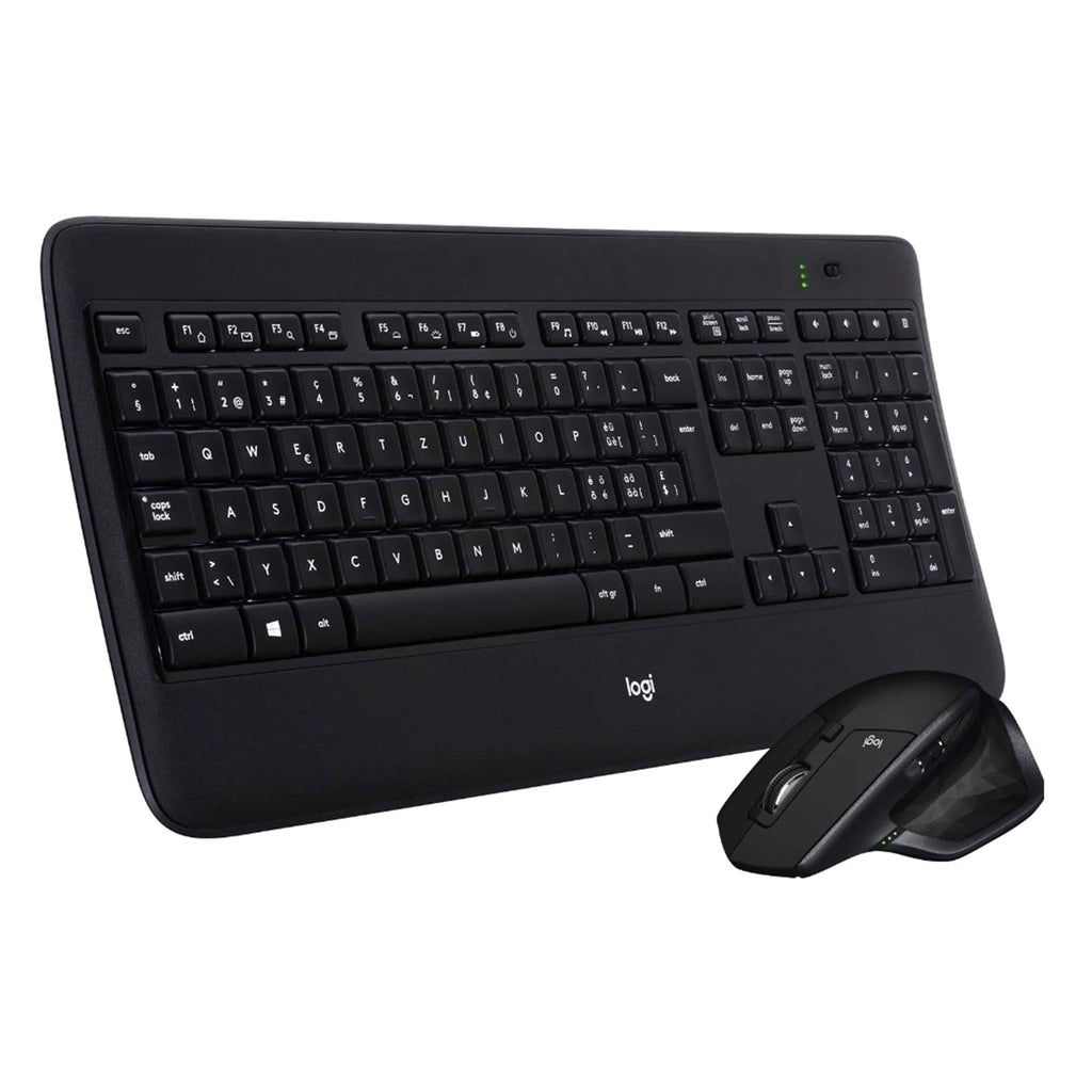 Logitech MX900 Bluetooth Wireless Backlit Keyboard w/ Optical Mouse, Black (Used - Good)