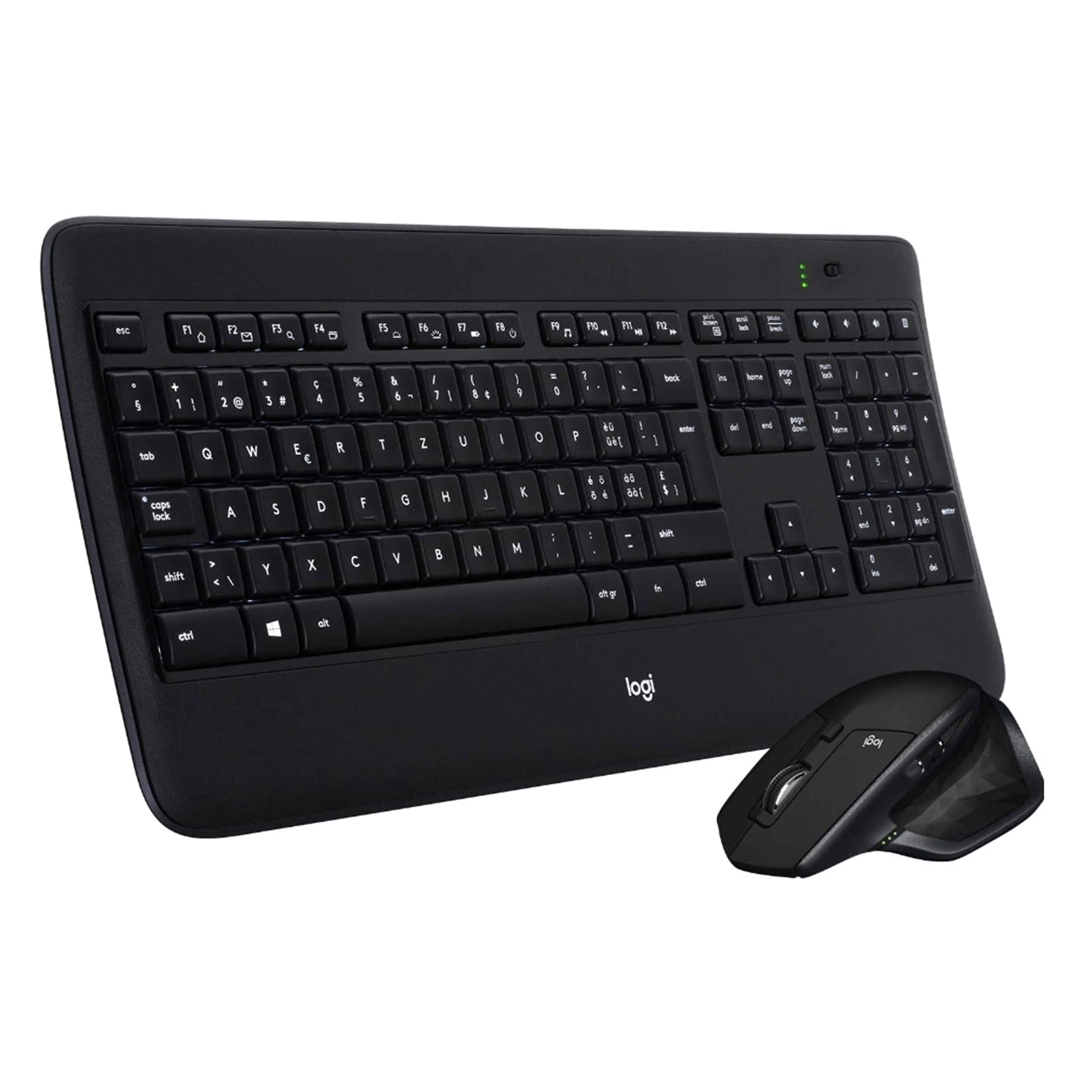 Logitech MX900 Bluetooth Wireless Backlit Keyboard w/ Optical Mouse, Black (Used - Good)