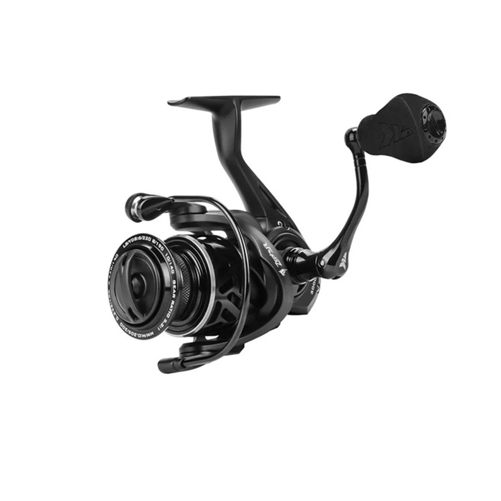 KastKing 1000 Spinning Reel Graphite Frame 5.2:1 Gear Ratio 7+1 Ball Fresh and Saltwater, Black