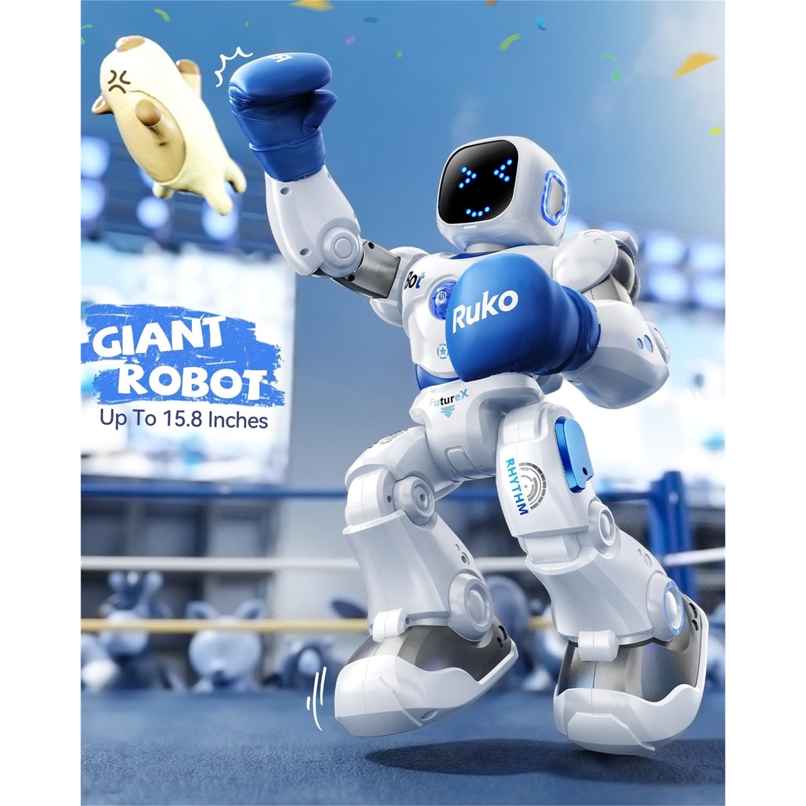 Ruko Smart Robots for Kids, Large Programmable Interactive RC Robot with Voice Control