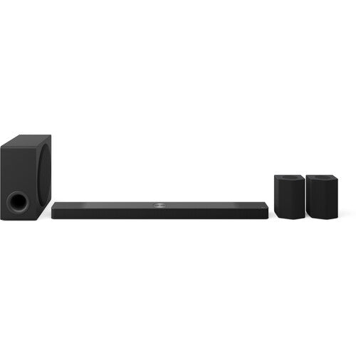 LG S95TR 9.1.5-Channel Dolby Atmos Soundbar System with Wireless Rear Speakers, Black (Used - Good)
