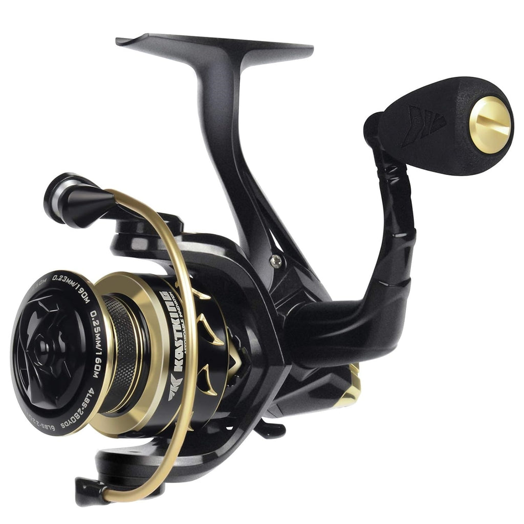 KastKing X002MTFDXR Valiant Eagle Spinning Reel Gold