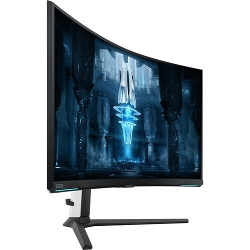 Samsung Odyssey Neo G8 32" 4K (3840x2160) 240Hz 1ms Curved IPS FreeSync Monitor, White (Certified Refurbished)