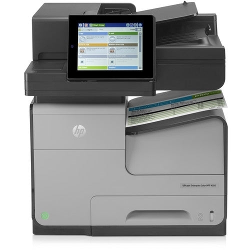 HP Officejet Enterprise X Series (PageWide) X585dn Thermal Inkjet Printer, Black (Scratch and Dent)