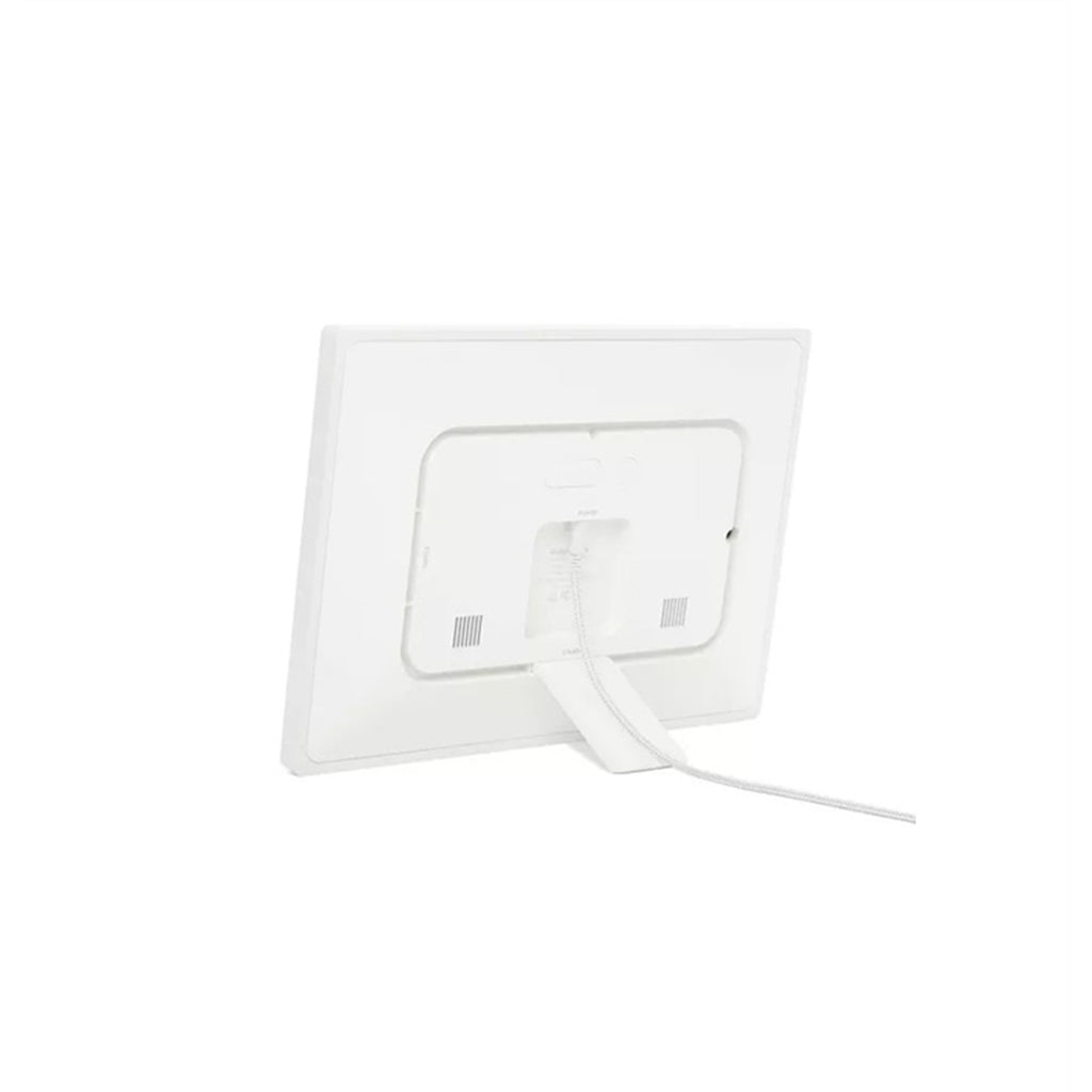 Skylight 100DBT 10" Digital Photo Frame - White: Wi-Fi Enabled Wall Mountable, Detachable Stand