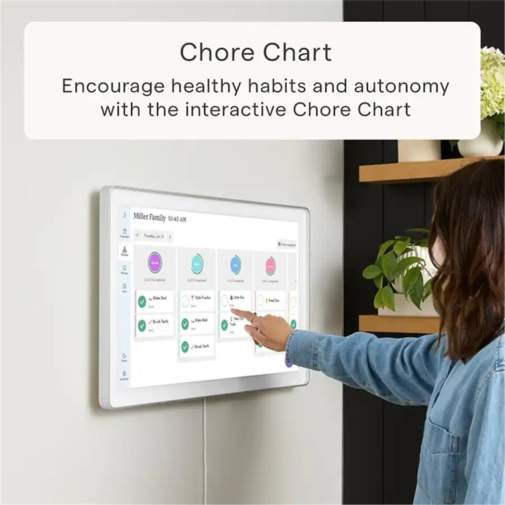 Skylight 272BGa Calendar Max: 27 inch Touchscreen Smart Calendar and Family Organizer, Aluminum