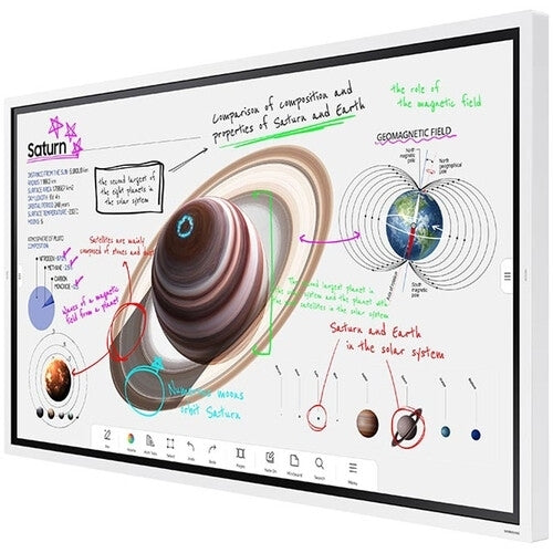 Samsung LH65WMBWBGCXZA 65" 4K (3840x2160) LCD FreeSync Monitor, White (Certified Refurbished)