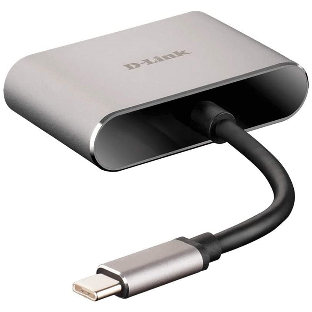 D-Link DUB-V210-US USB-C VGA Adapter Cable, Black
