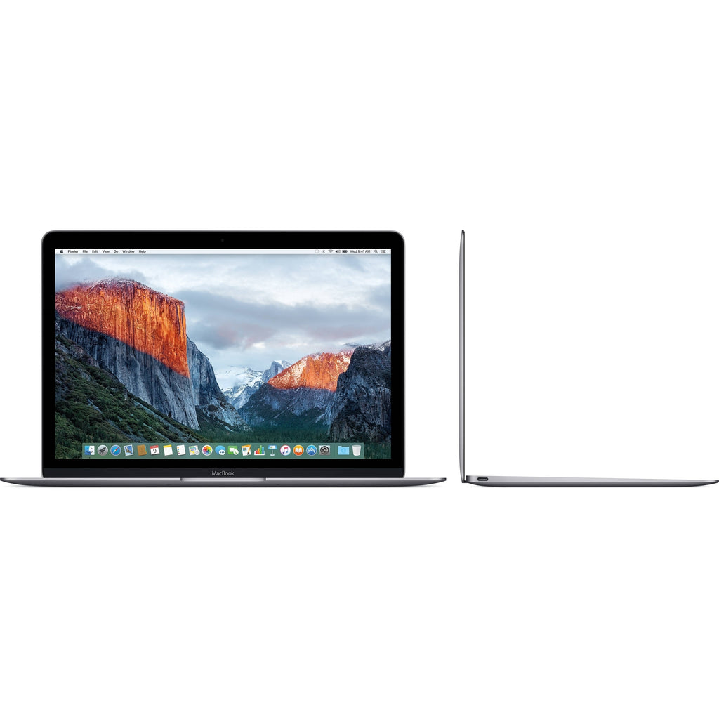 Apple MacBook MLH72LL/A 12" 8GB 256GB Intel Core m3-6Y30 X2 1.1GHz, Space Gray (Refurbished)