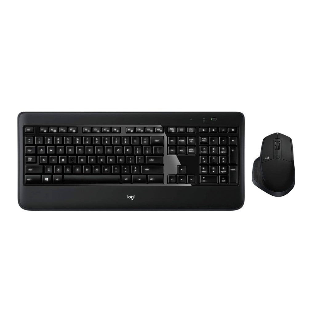 Logitech MX900 Bluetooth Wireless Backlit Keyboard w/ Optical Mouse, Black (Used - Good)