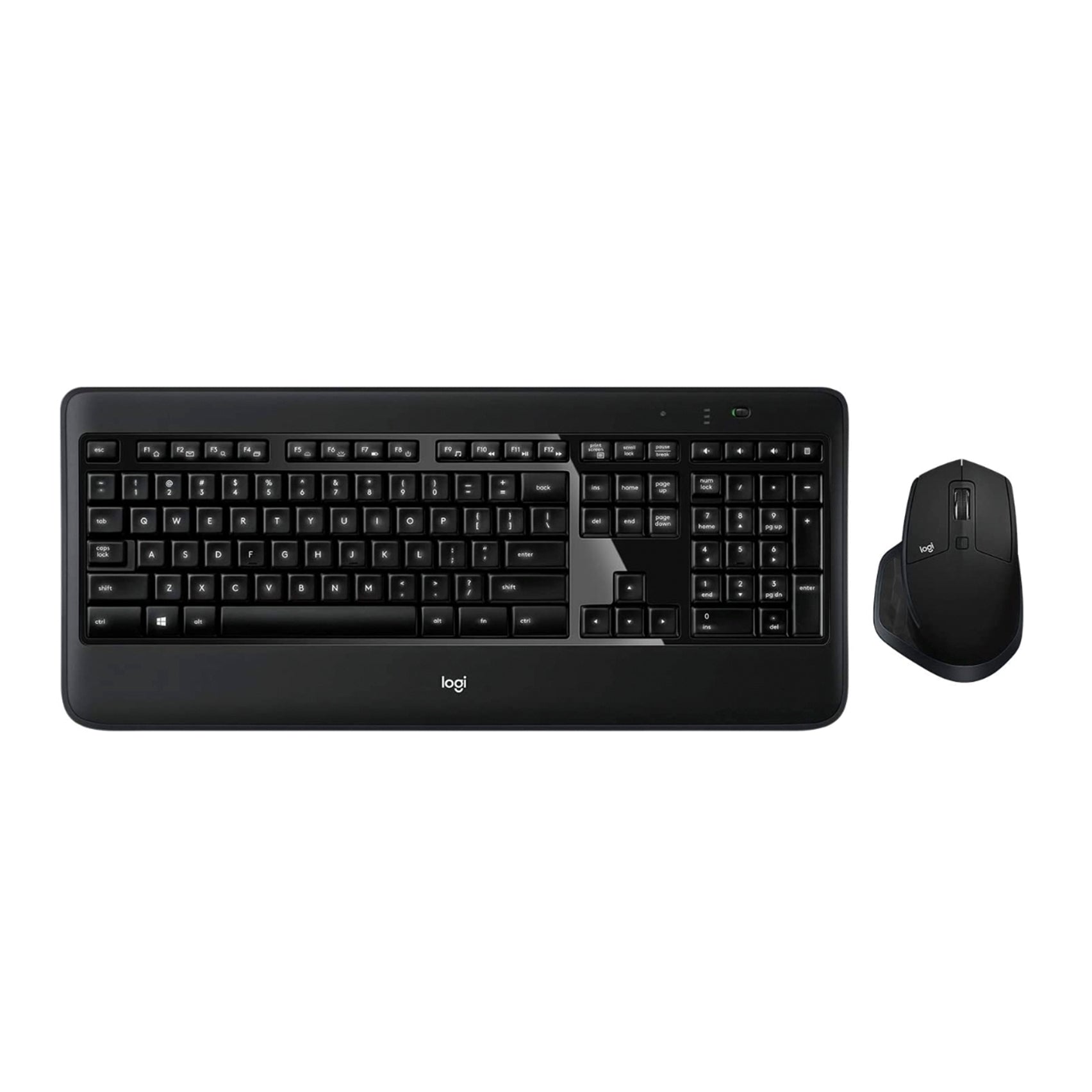 Logitech MX900 Bluetooth Wireless Backlit Keyboard w/ Optical Mouse, Black (Used - Good)
